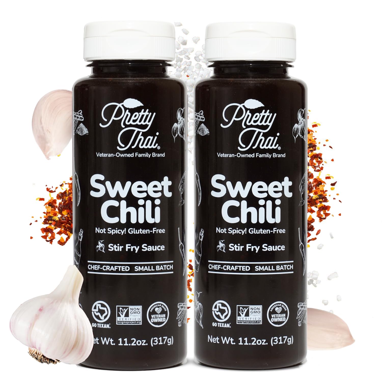 Pretty Thai Sweet Chili Sauce, Gluten Free, Vegan, Pack of 2