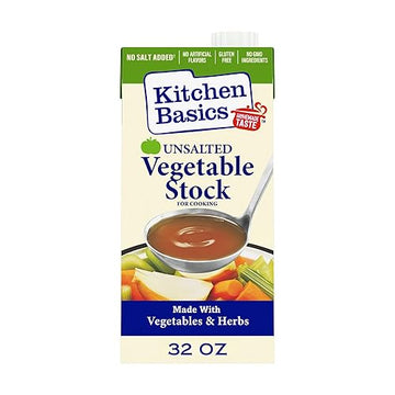 Kitchen Basics Unsalted Vegetable Stock, 32 Fl Oz