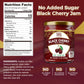 Choczero Keto Black Cherry Jam - No Sugar Added, Low Carb, Keto Friendly, High In Fiber, Gluten Free, Naturally Sweetened With M