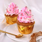 Rose Gold Sprinkles For Cake Decorating, Valentine'S Day Sprinkles, Rose Pearl Sugar Cupcake, Cookies, Ice Cream Toppings, 3.5 O