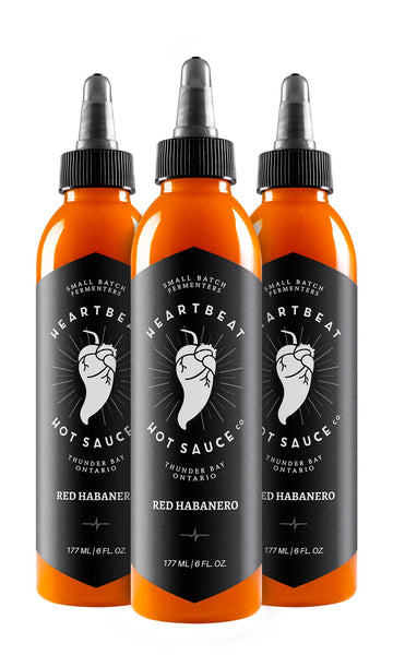 Heartbeat Hot Sauce Co. | Red Habanero, 6 oz. 3 pack