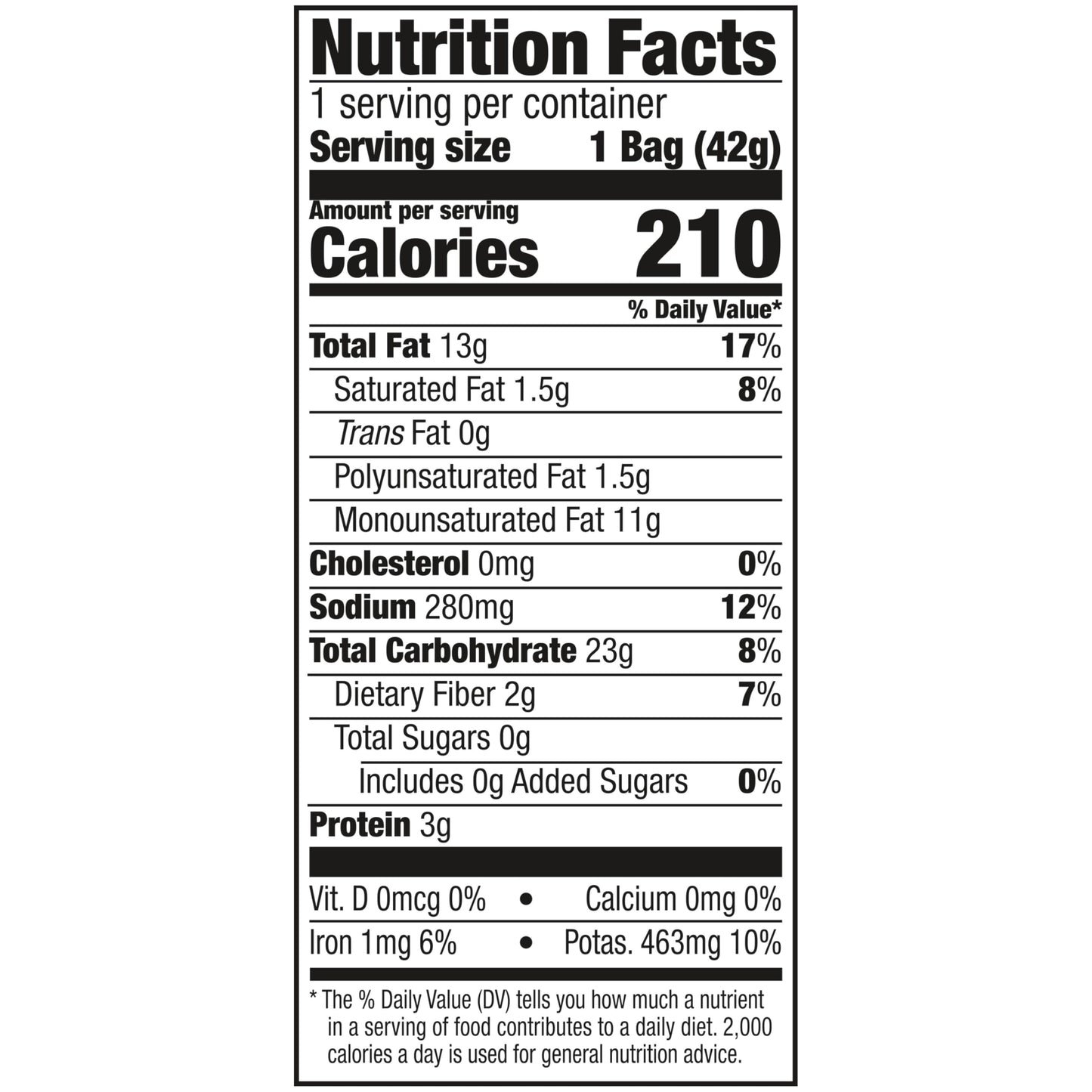 Kettle Brand Potato Chips Sea Salt & Vinegar, 1.5 Oz