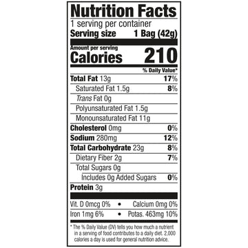 Kettle Brand Potato Chips Sea Salt & Vinegar, 1.5 Oz