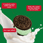 Choczero Mint Creme Chocolate Sandwich Cookies, Gluten Free, No Added Sugar, High In Fiber, Keto Friendly Dunkies (1 Box, 9Oz)