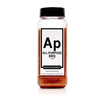 Spiceology All Purpose BBQ Rub - 20 oz Spice Blend for Beef, Fish, Chicken, Vegetables, and Sauces