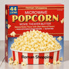 Butter Microwave Popcorn 44-Pack - Whole Grain, Gluten-Free, Natural Flavor - Distributed by Roman Shopping - kirkland