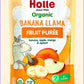 Holle Organic Baby Food Pouches - Banana Llama Baby Puree With Banana, Apple, Mango And Apricot - (6 Pack) Organic Baby Snacks + Fruit And Veggie Pouches For Weaning Babies 6 Months And Older