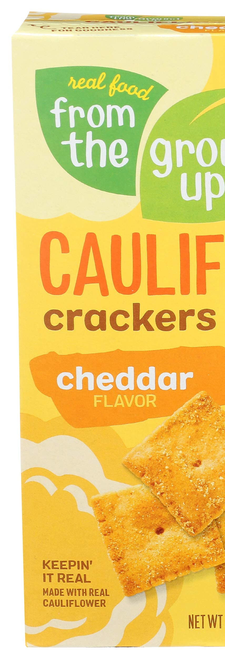 FROM THE GROUND UP Cauliflower  ers Cheddar, 4 oz, Pack of 1