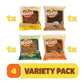 Naturally Delicious Sweet Breads Variety Pack, 4 Flavors (Banana Walnut, Cappuccino Chocolate Chip, Carrot Walnut, Zucchini Walnut) - 4 Pack