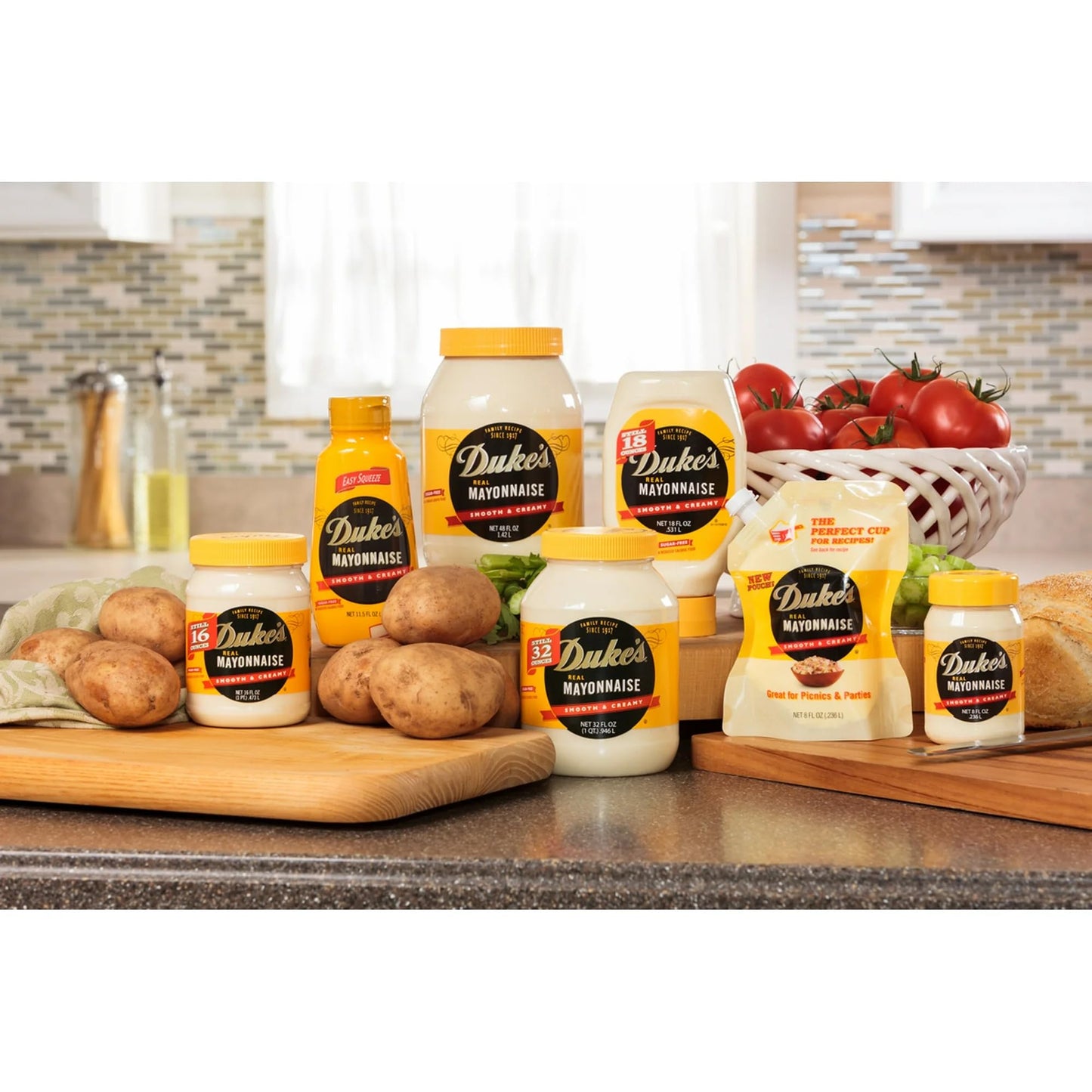 Dukes Mayonnaise Squeeze, 18 oz