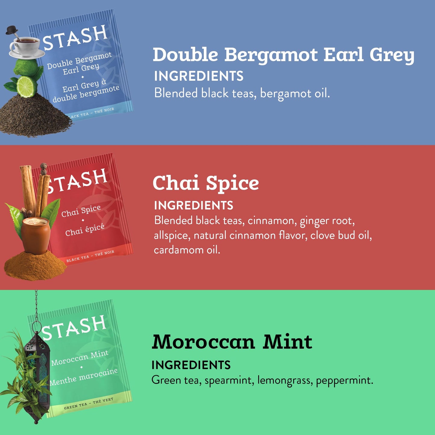 Stash Tea Day to Night Sampler - Assorted Specialty Teas, 7 Flavors, 35 Count