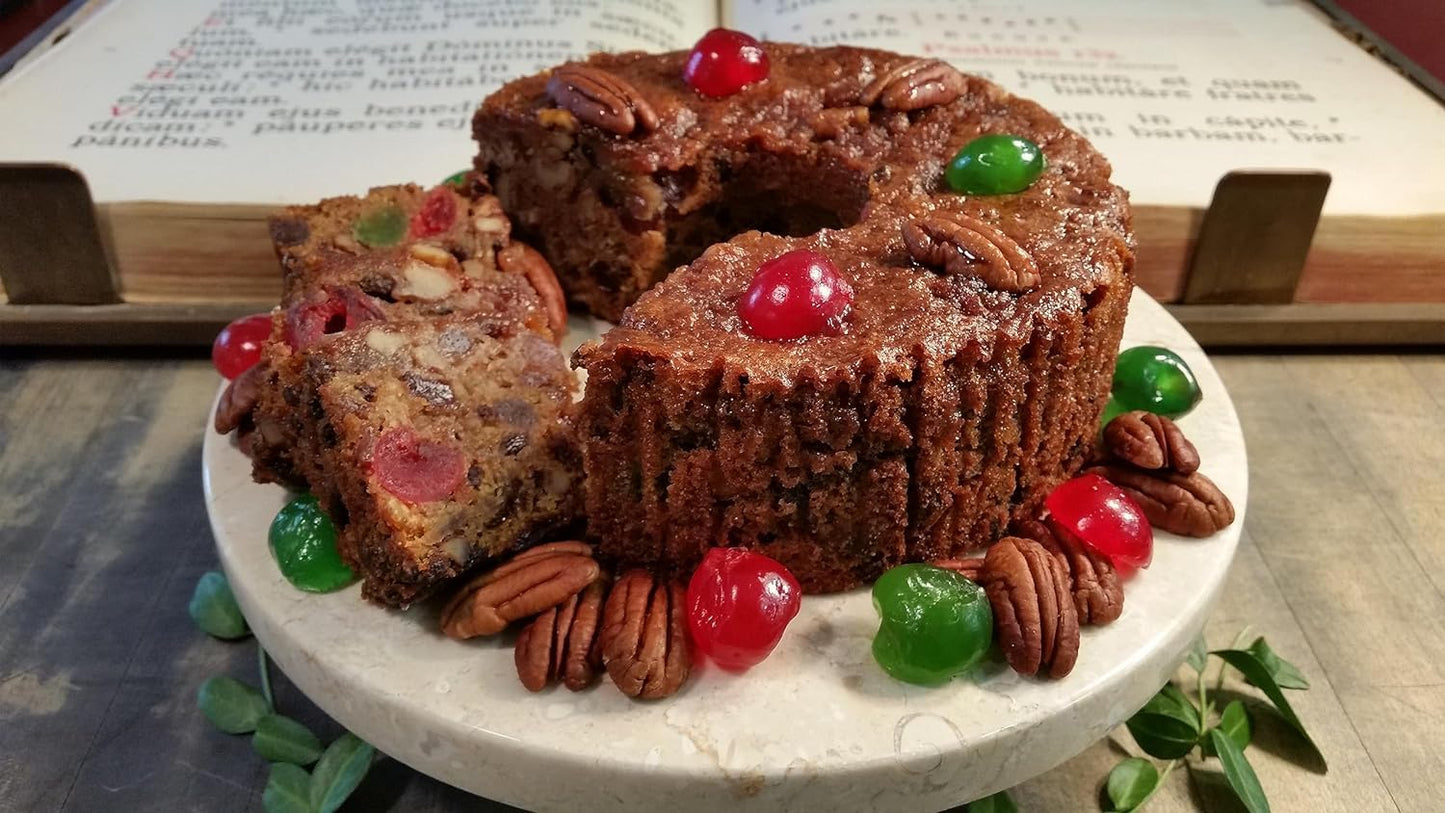 Assumption Abbey Fruit Cake in Traditional Tin, 2 lbs