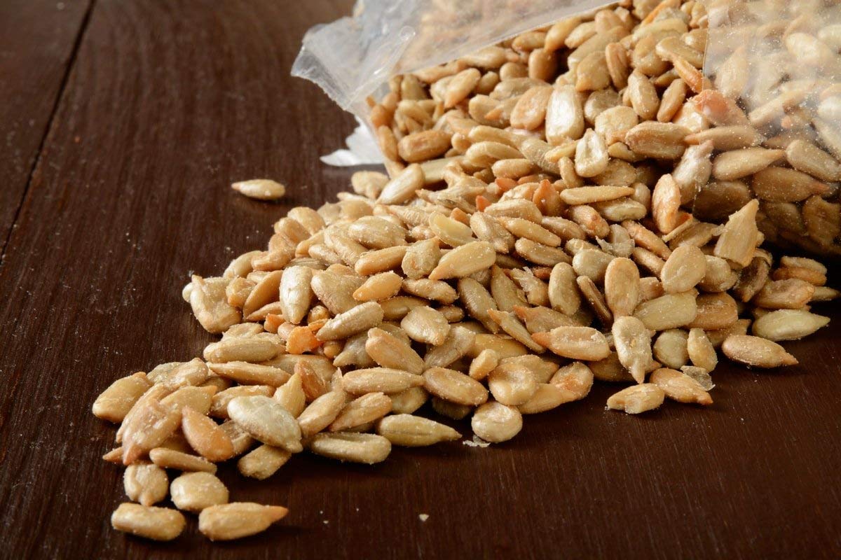 Food To Live Organic Roasted And Salted Sunflower Seeds, 8 Ounces Non-Gmo Kernels, Vegan, Kosher, Bulk, Hulled, High In Protein