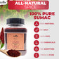 Fusion Select 100% Pure Sumac Spice, 100% Natural Sumac Powder | No Salt | Non-Gmo | Middle Eastern Spices | Sumac Seasoning | Double Lids Jar (7 Ounce)