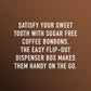 Swiss Imports Sugar Free Bonbons Hard Candy Drops, Coffee, 17.6 Oz/ 500G Bocca Box With 200 Individually Wrapped Pieces
