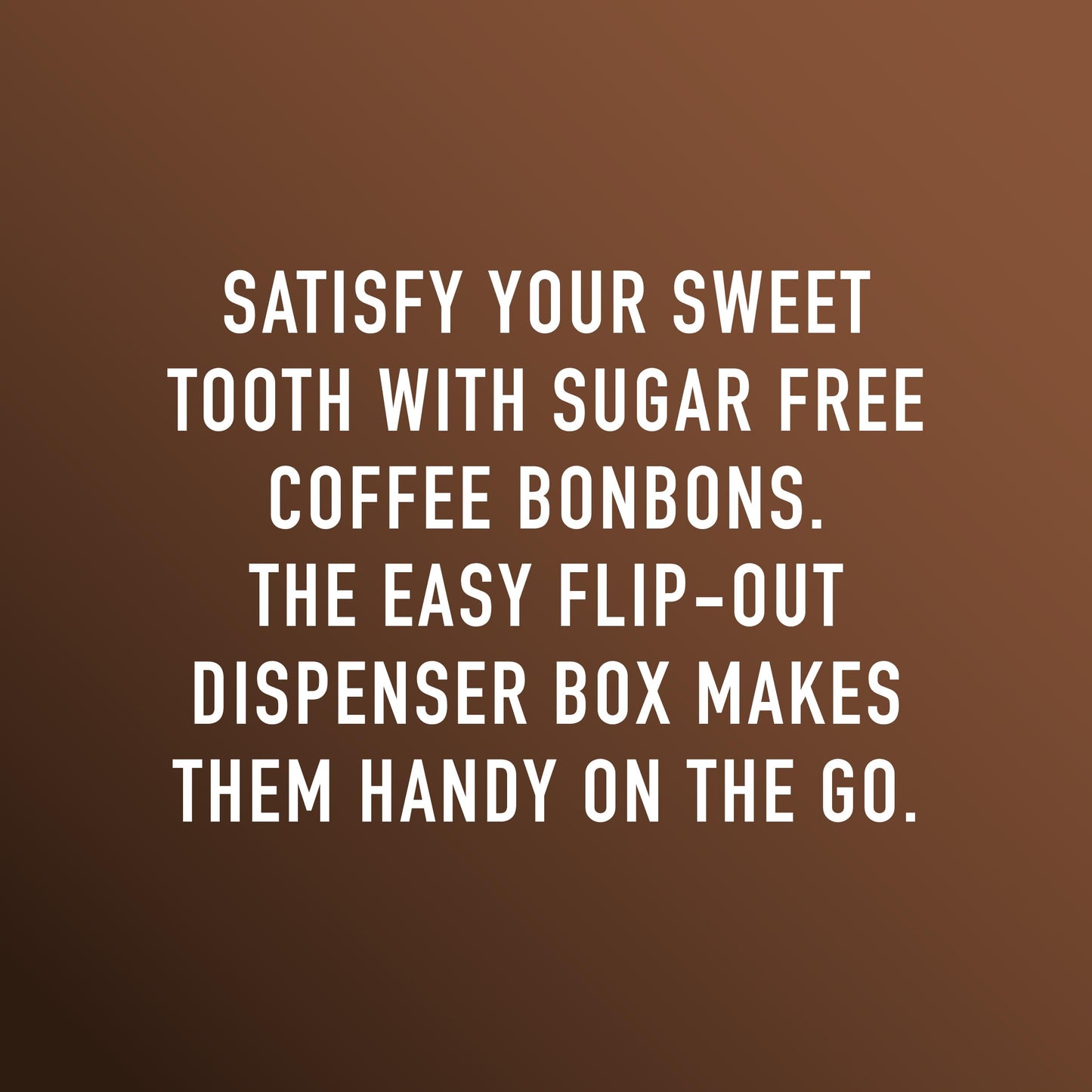 Swiss Imports Sugar Free Bonbons Hard Candy Drops, Coffee, 17.6 Oz/ 500G Bocca Box With 200 Individually Wrapped Pieces