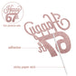 Lingteer Happy 67Th Birthday Cake Topper - Cheers To 67Th Birthday 67 Years Old Birthday Party Cake Decorations Sign.