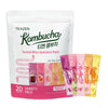 TEAZEN Kombucha Tea Variety Pack - 20 Sticks, 5 Flavors: Peach, Mango-Guava, Strawberry-Kiwi, Citron, Mulled Wine
