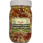 Melanzane e Peperoni (Eggplant w/Bell Peppers) 14 Oz (396 g) - Italian Appetizer, Antipastos, Vegetables, All Natural