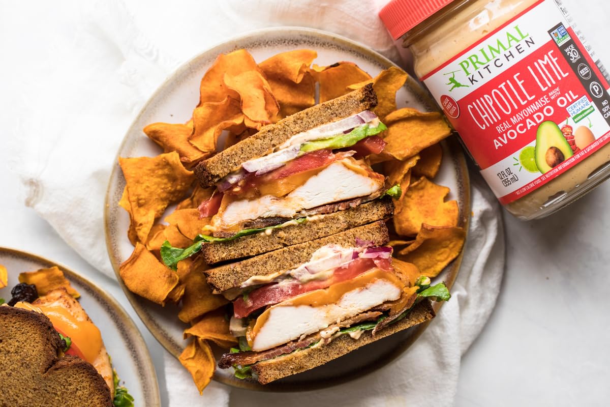 Primal Kitchen Chipotle Lime Mayo Made With Avocado Oil, Whole30 Approved, Certified Paleo, And Keto Certified, 12 Ounces