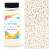 White Nonpareils Sprinkles, Food Grade 1.54 Lb Bulk, Sujoygar, White Sprinkles For Cake Decorating, Cupcake, Ice Cream, Chocolat