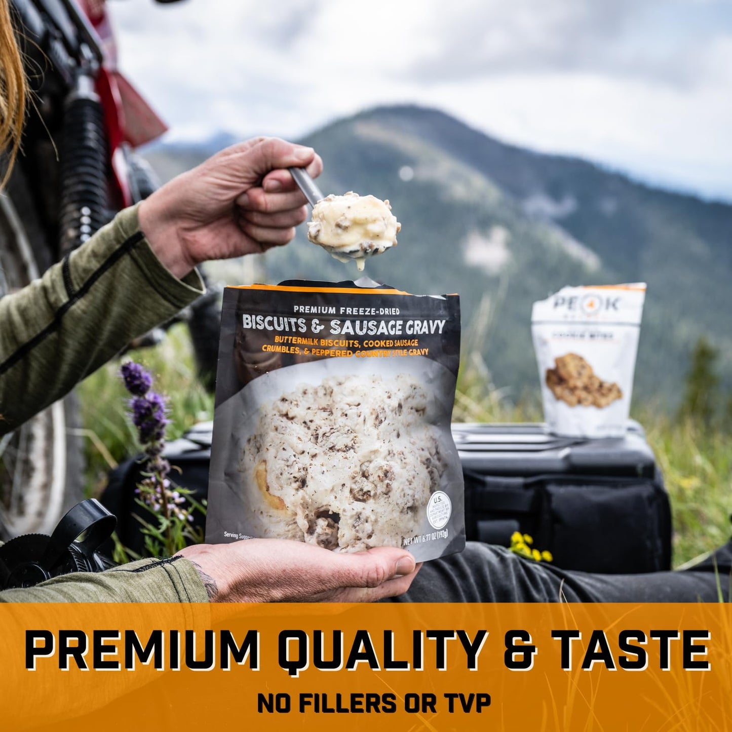 Peak Refuel Bulk Meal Packs | 100% Real Meat | Enhanced Freeze-Dried Meals For Backpacking, Camping & Survival | Mre Emergency Food (Outdoor Meal Box)