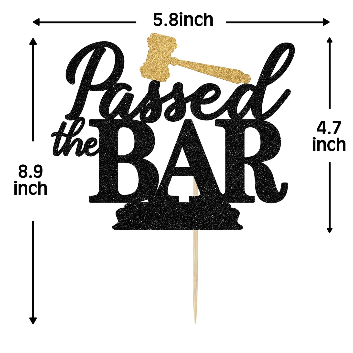 Passed The Bar Cake Topper, Future Lawyer, Congrats Lawyer Cake Decorations, Lawyer Graduation Decorations, Law School Graduatio