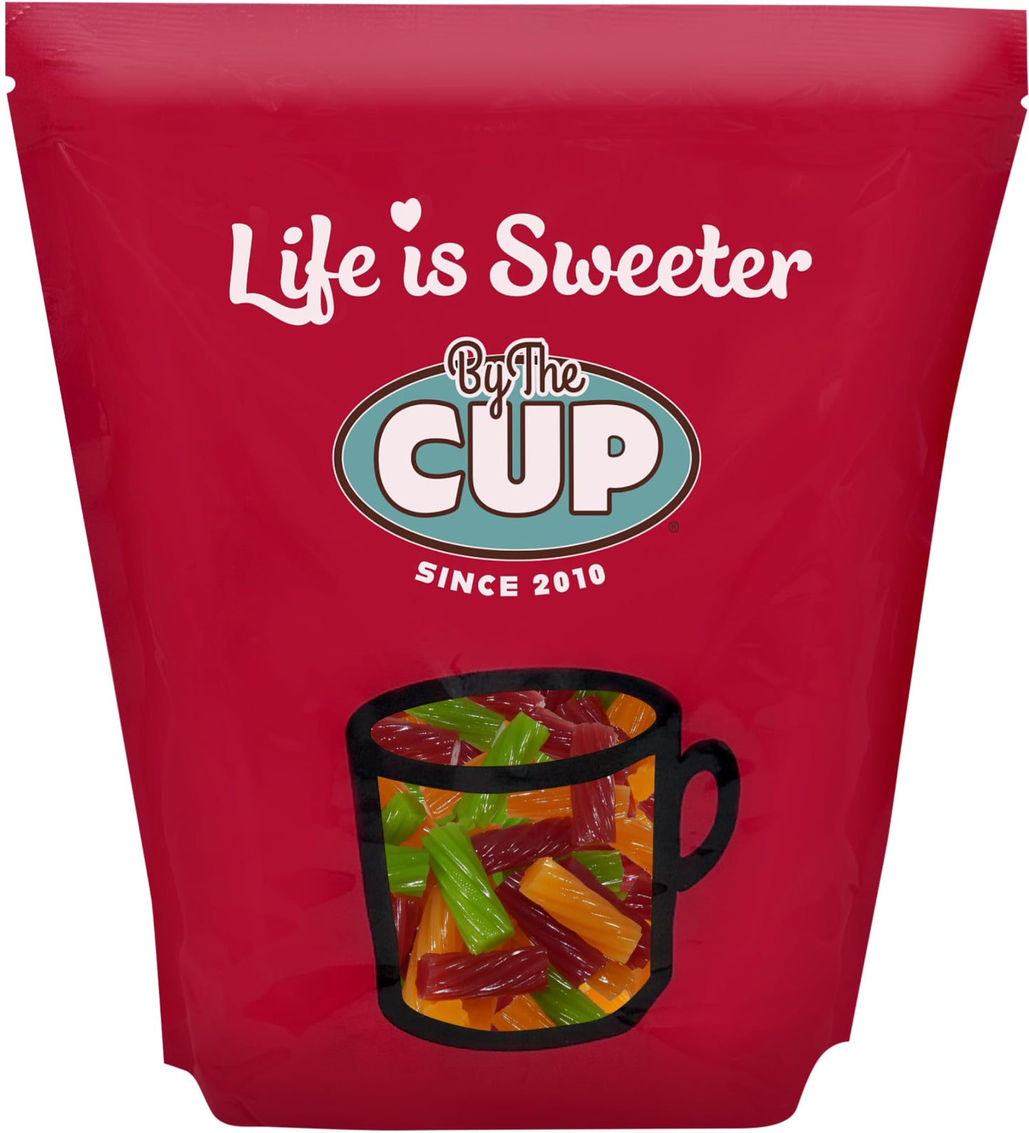 By The Cup Mixed Licorice Twists, 2.5 Pound Bulk Bag
