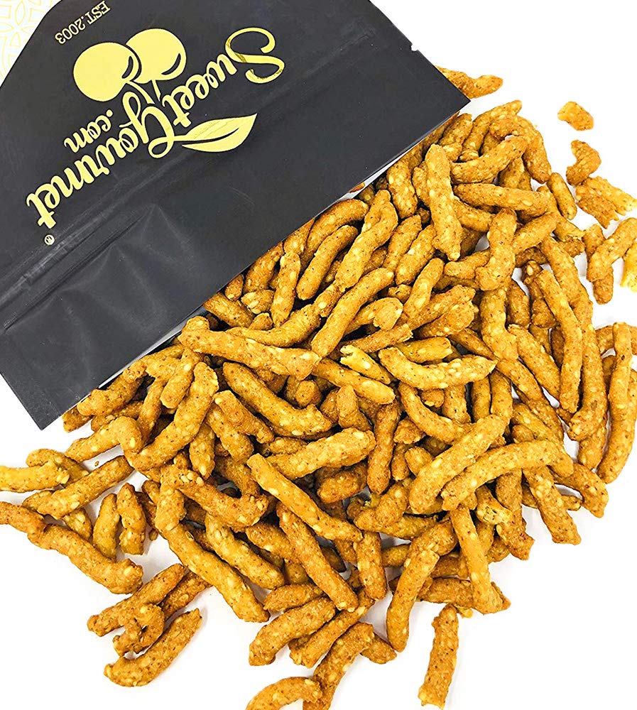 Sweetgourmet Narrow Salted Sesame Sticks | 15 Oz Bag