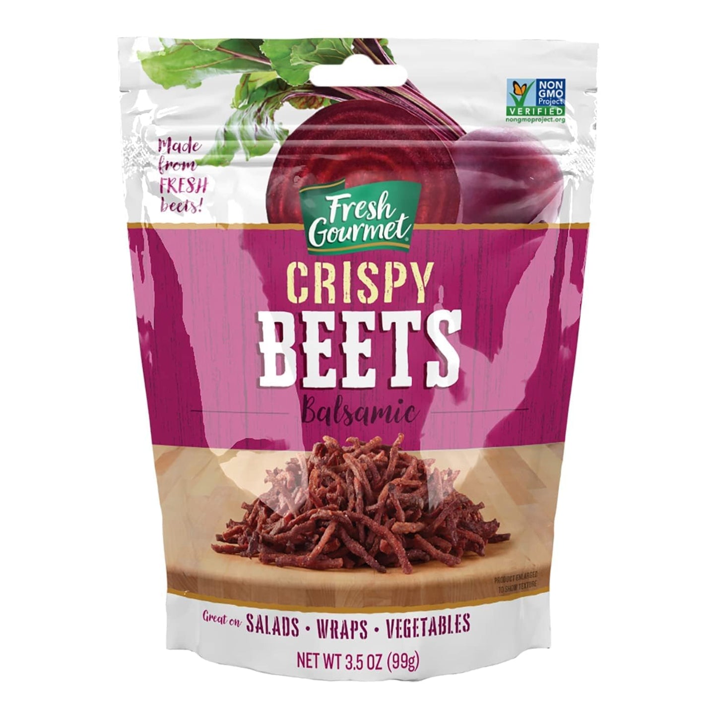 Fresh Gourmet Crispy Beets & Onions Bundle, Balsamic & Garlic Pepper, 3.49 Ounce (Pack of 2)