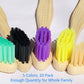 Goaycer Eco Friendly Bamboo Toothbrush, 10Pack Medium Firm Bristles Biodegradable Bulk Wooden Toothbrushes