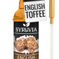 Syruvia English Toffee Coffee Syrup - 25.4 fl oz Premium Coffee Flavoring Syrup - Kosher Coffee Syrups, Gluten Free, No Coloring