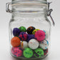 Jawbreakers Assorted Colors 1 Inch Rock Hard Candy Rainbow Candy 2 Pounds-Pressed Dextrose Candy Center