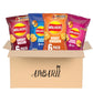 AMBARII Walkers Meaty Variety Pack Potato Crisps, 25 Count, 25g -4 pack