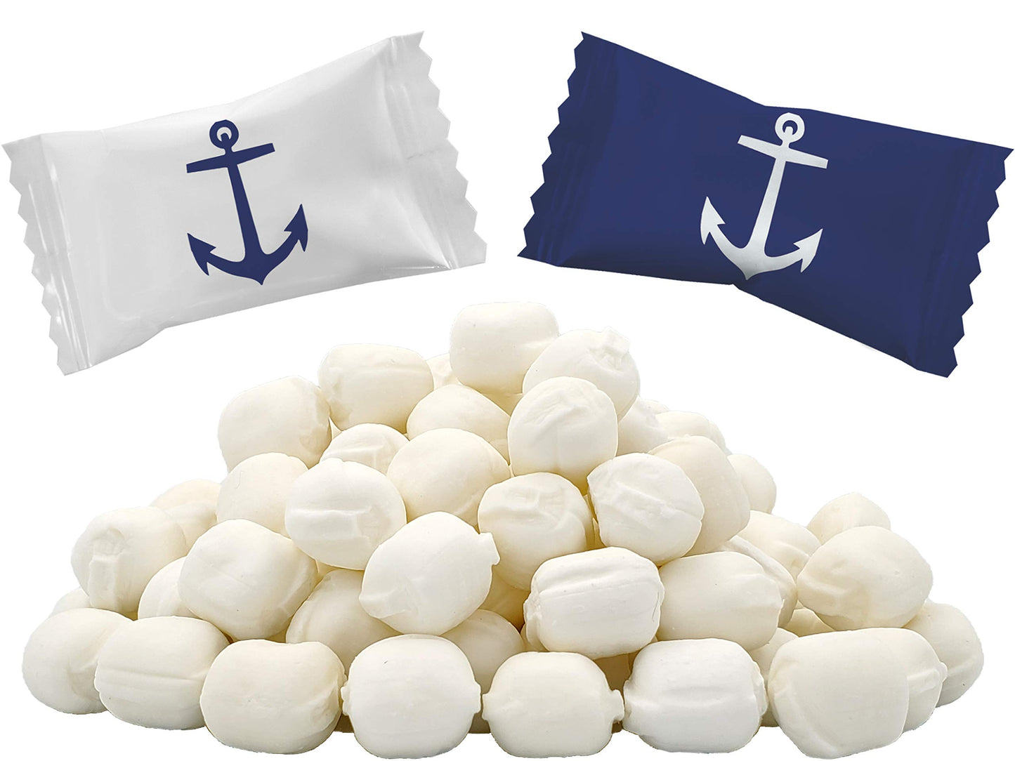 The Dreidel Company Buttermints, Mint Candies, Fat-Free, 110 Count, Individually Wrapped, White