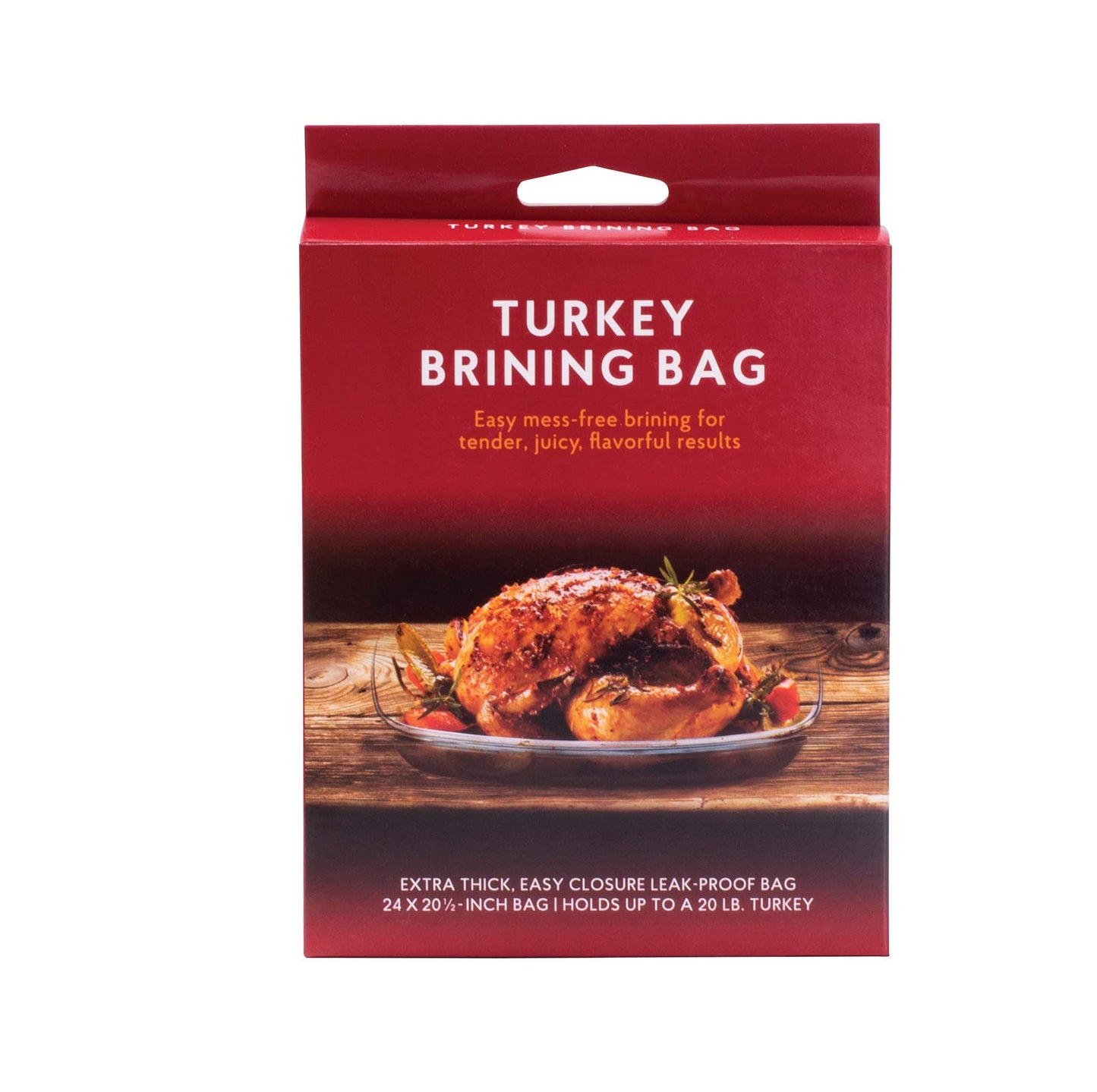 HIC Kitchen Roasting Turkey Brining Bag, Holds 20-Pound Turkey With Brine, Seasonings, And Aromatics For Juicy Tender Flavor