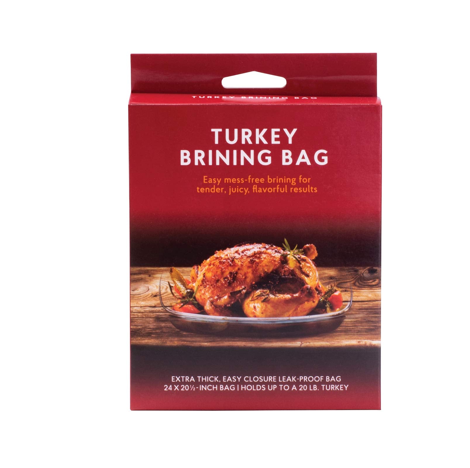 HIC Kitchen Roasting Turkey Brining Bag, Holds 20-Pound Turkey With Brine, Seasonings, And Aromatics For Juicy Tender Flavor