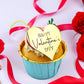 Aiqi Bakes 24Pcs Rose Carving Gold Mirror Acrylic Heart Shape Happy Valentine'S Day Cupcake Decorations, Valentine'S Day Cake Pa