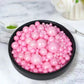 Sentovac Pink Pearl Sugar Sprinkles Edible For Cake Decorating Fancy Sprinkles Cookie Cake Cupcake Topper Baking Decorations Halloween Christmas Wedding Supplies