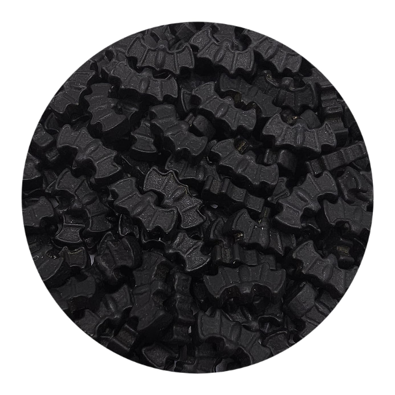 Ncs Black Bats Edible Candy Toppers, 8 Ounces - Great For Cupcakes, Cookies, Cakes, Cake Pops, And Party Tables
