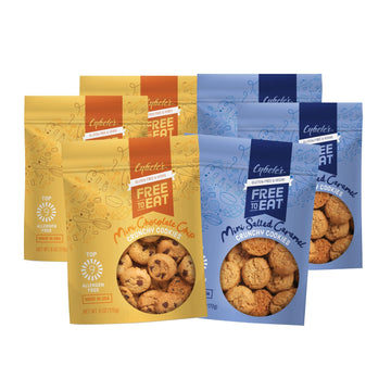 Cybeles Free To Eat Gluten-Free & Vegan Mini Cookies - Plant-Based, Dairy, Soy, & Nut Free - Soft-Baked School Safe Snack For Ki