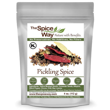 The Spice Way Pickling Spice Seasoning for Pickles & Canning, 4 oz