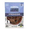 A Dozen Cousins Seasoned Beans, Microwaveable, Vegan and Non-GMO Meals Ready to Eat Made with Avocado Oil (Refried Black Beans, 