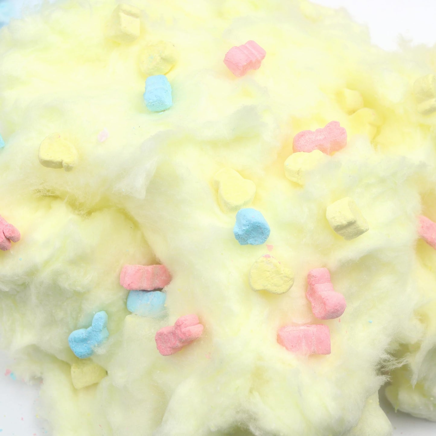 Sweetzo Limited Edition Peeps Cotton Candy With Mini Chick And Bunny Marshmallows, Easter Basket Stuffers, 3 Ounces (Pack Of 2)