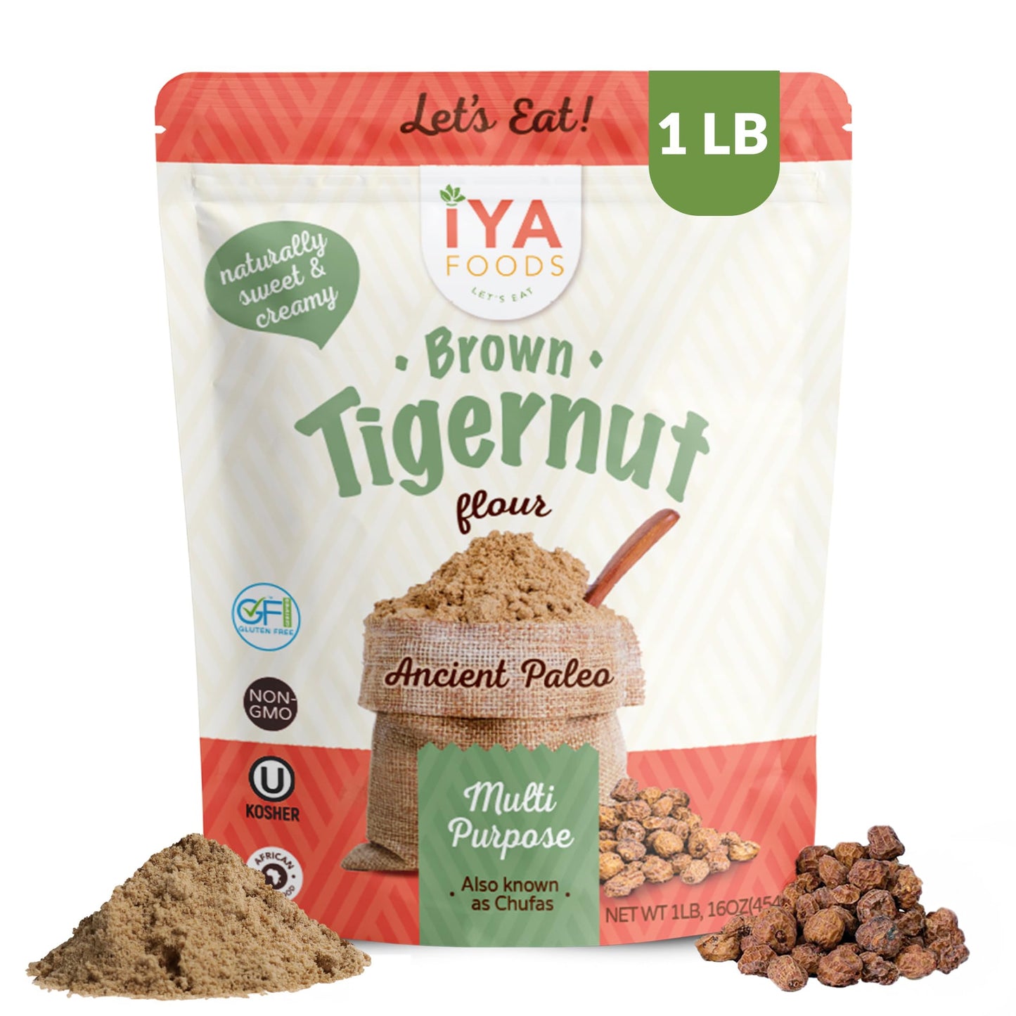 Tiger Nut Flour, 1lb, Ideal for Paleo and Keto Diets Great Flour Alternative!