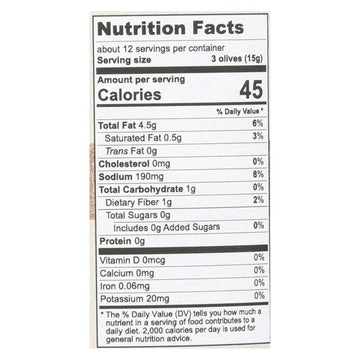 Divina Organic Kalamata Olives, 6.3 Oz. (Case Of 6)
