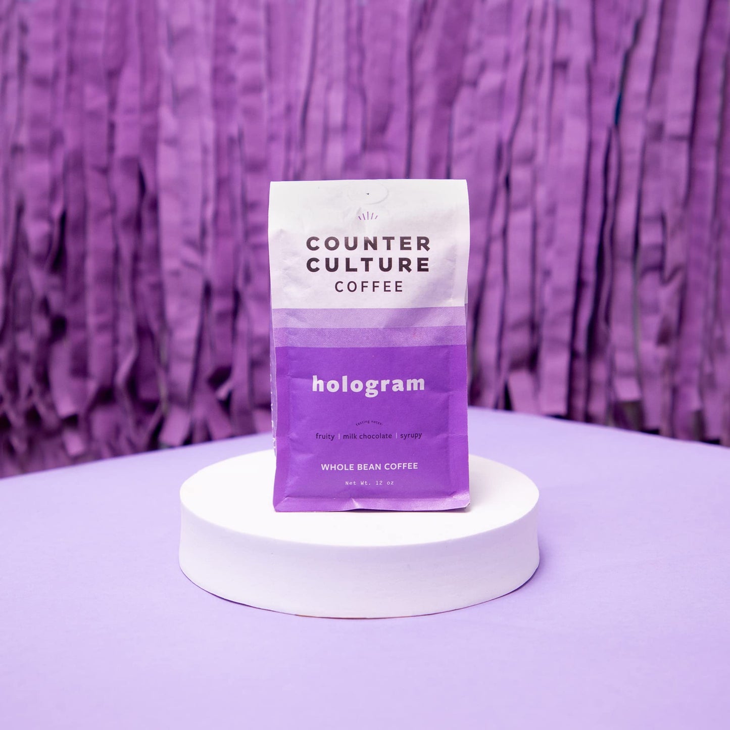 Counter Culture Coffee Hologram - Medium Roast, Sustainably Farmed, Kosher, Whole Bean Coffee, 12 Oz (1 Bag)