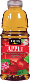 Langers Juice Mixed Flavor  Apple  32 Fl Oz (Pack Of 12)