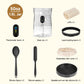 Arbnic Sourdough Starter Kit - 2 Glass Jars, Thermometer, Feeding Band, Large Capacity