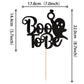 1 Pcs Halloween Boo To Be Cake Topper Glitter Ring Ghost Halloween Cake Pick For Halloween Theme Ghost Engagement Birthday Bache